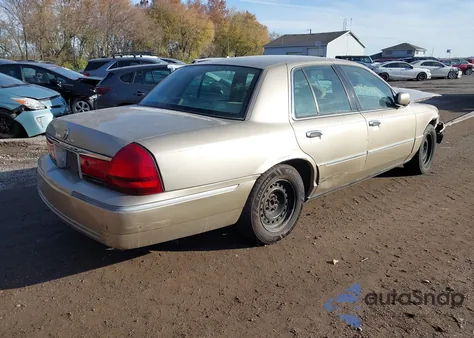 2000 Mercury Grand Marquis Ls из США, поврежденный, VIN 2MEFM75W3YX745289